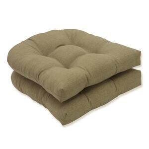Set of 2 Monti 19" x 19" Outdoor Chair Pad Seat Cushions Pillow Perfect